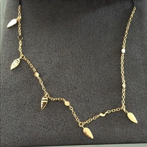 Missoma gold leaf choker